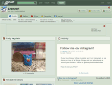 Tablet Screenshot of leemeeri.deviantart.com