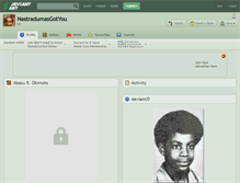 Tablet Screenshot of nastradumasgotyou.deviantart.com