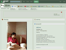 Tablet Screenshot of nick-au.deviantart.com