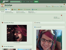 Tablet Screenshot of berkyfingo.deviantart.com