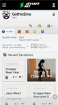 Mobile Screenshot of gothicemo.deviantart.com