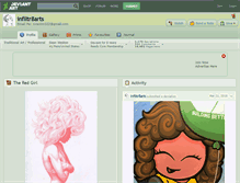 Tablet Screenshot of infiltr8arts.deviantart.com