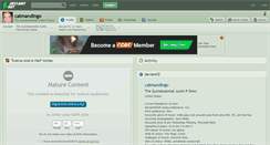 Desktop Screenshot of catmandingo.deviantart.com