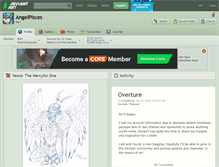 Tablet Screenshot of angelpisces.deviantart.com