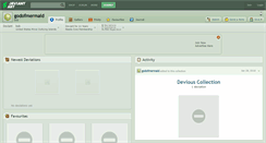 Desktop Screenshot of godofmermaid.deviantart.com