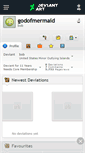 Mobile Screenshot of godofmermaid.deviantart.com