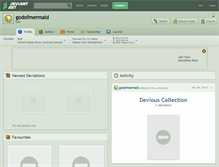 Tablet Screenshot of godofmermaid.deviantart.com