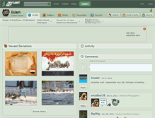 Tablet Screenshot of eslam.deviantart.com