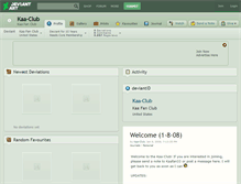 Tablet Screenshot of kaa-club.deviantart.com