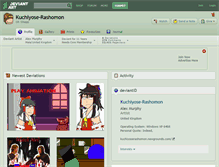 Tablet Screenshot of kuchiyose-rashomon.deviantart.com