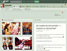 Tablet Screenshot of notoolate.deviantart.com