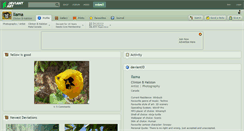 Desktop Screenshot of llama.deviantart.com