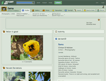Tablet Screenshot of llama.deviantart.com