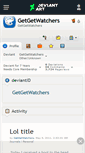 Mobile Screenshot of getgetwatchers.deviantart.com