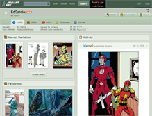 Tablet Screenshot of edgarcia.deviantart.com