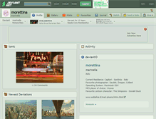 Tablet Screenshot of morettina.deviantart.com