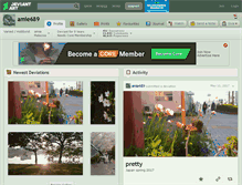 Tablet Screenshot of amie689.deviantart.com