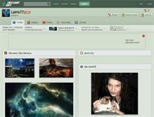 Tablet Screenshot of lairis77.deviantart.com