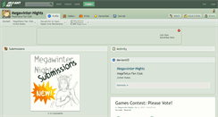 Desktop Screenshot of megawinter-nights.deviantart.com