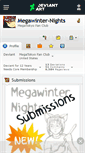 Mobile Screenshot of megawinter-nights.deviantart.com