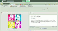 Desktop Screenshot of monstter-heartt.deviantart.com