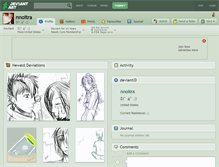 Tablet Screenshot of nnoitra.deviantart.com