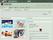 Tablet Screenshot of falsetto-waltz.deviantart.com