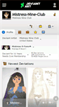 Mobile Screenshot of mistress-nine-club.deviantart.com