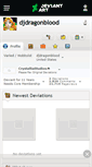 Mobile Screenshot of djdragonblood.deviantart.com