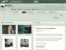 Tablet Screenshot of dcamacho.deviantart.com