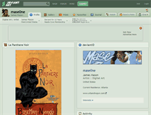 Tablet Screenshot of mase0ne.deviantart.com