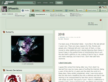 Tablet Screenshot of gphoenix.deviantart.com