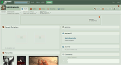 Desktop Screenshot of katminamoto.deviantart.com