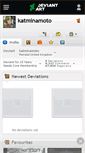 Mobile Screenshot of katminamoto.deviantart.com