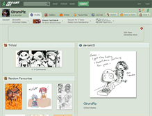 Tablet Screenshot of giroroplz.deviantart.com