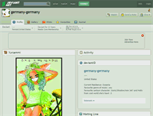 Tablet Screenshot of germany-germany.deviantart.com