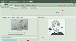 Desktop Screenshot of e-matt.deviantart.com