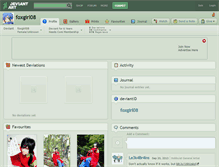 Tablet Screenshot of foxgirl08.deviantart.com