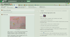 Desktop Screenshot of aoisora19s.deviantart.com