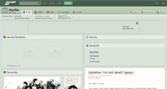 Desktop Screenshot of kyuriko.deviantart.com