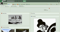 Desktop Screenshot of delacorr.deviantart.com