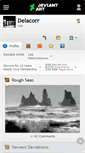 Mobile Screenshot of delacorr.deviantart.com