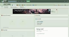 Desktop Screenshot of anti-twilight.deviantart.com