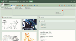 Desktop Screenshot of floppycat.deviantart.com