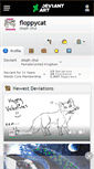 Mobile Screenshot of floppycat.deviantart.com