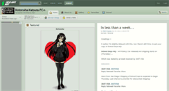 Desktop Screenshot of kotonoha-katsura-fc.deviantart.com