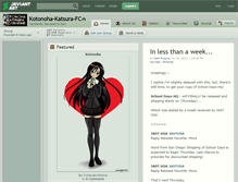 Tablet Screenshot of kotonoha-katsura-fc.deviantart.com