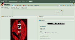 Desktop Screenshot of matt-emox.deviantart.com