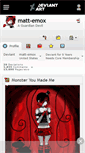 Mobile Screenshot of matt-emox.deviantart.com