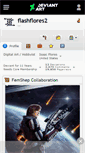 Mobile Screenshot of flashflores2.deviantart.com